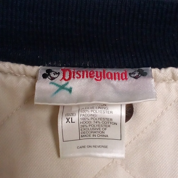 !!!RARE!!!  Disney "SEVEN DWARFS" Letterman Bomber Jeans Jacket - Picture 10 of 15